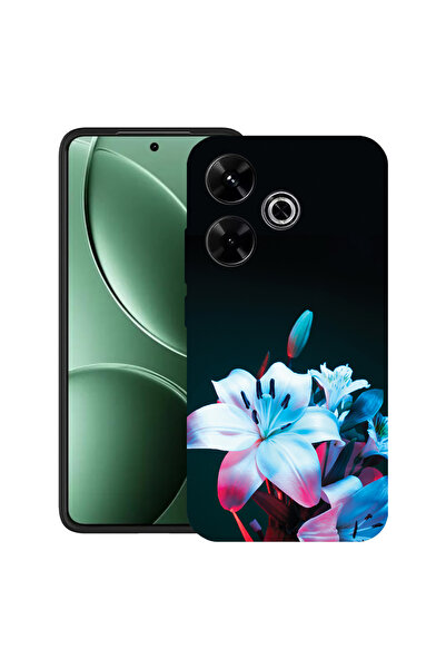 bestcase Carcasă ultra subțire TPU pentru Xiaomi Redmi 13x, floare de orhidee...