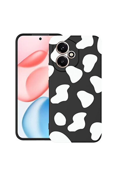 bestcase Θήκη TPU εξαιρετικά λεπτή για Honor 400, μαύρη αγελάδα, 2060076 B 784