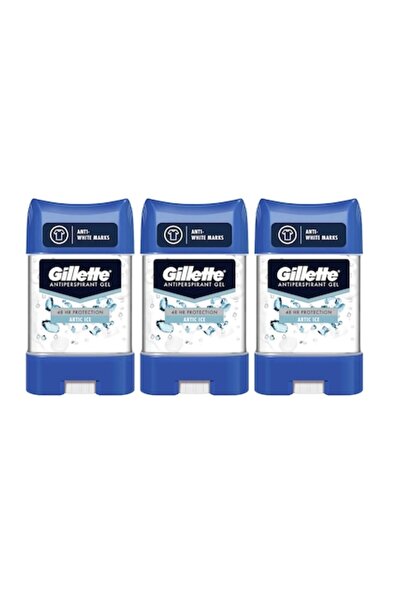 Gillette Set 3 x Arctic Ice Deodorant Stick Clear 70ml