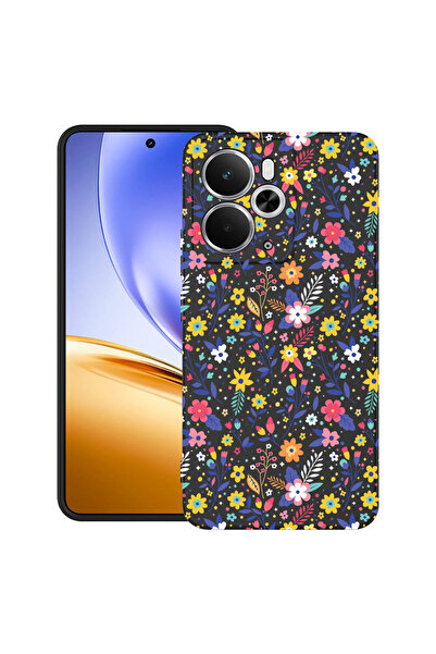 bestcase Carcasă ultra subțire TPU Mat pentru Realme 14T, model floral, 20520...
