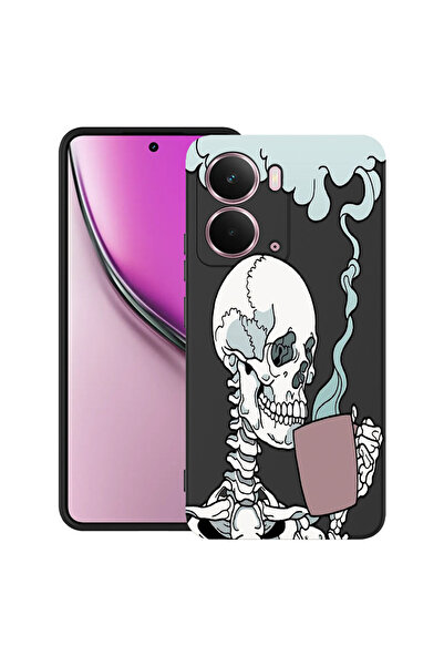 bestcase Carcasă ultra subțire TPU pentru Realme P3, cu aspect de craniu, 205...