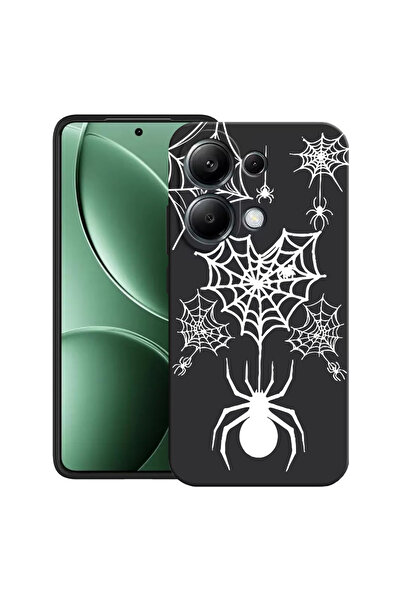 bestcase Carcasă ultra subțire TPU Mat pentru Poco M6 Pro 4G / Xiaomi Redmi Note 14 Pro 4G, Spider Web, 2052019 B 1036