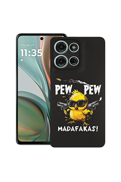 bestcase Carcasă ultra subțire din TPU pentru Motorola Edge 50, Pew Pew, 2060...