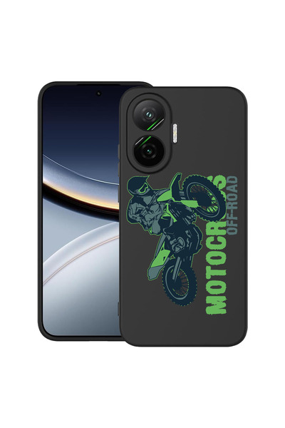 bestcase Θήκη TPU εξαιρετικά λεπτή για Poco F7, Motocross, 2052009 B 819