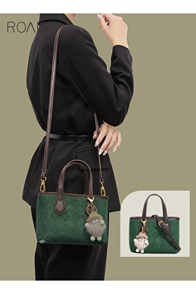 ROAISS حقيبة دلو للنساء يمكن استخدامها كحقيبة كروس بودي أنيقة ومتعددة الاستخدامات بتصميم كلاسيكي كاجوال