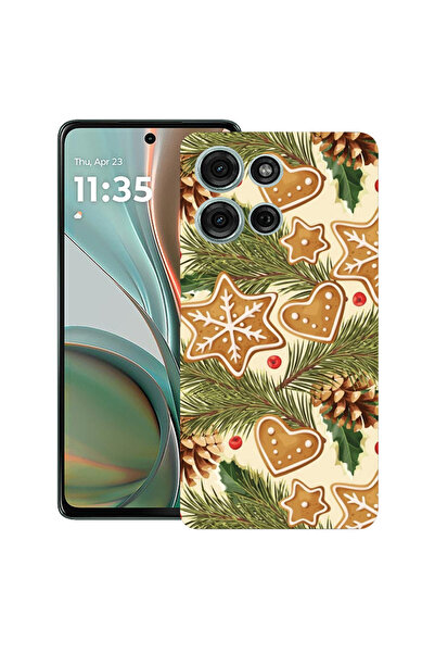 bestcase Carcasă ultra subțire din TPU pentru Motorola Moto G 5G (2025), Xmas...