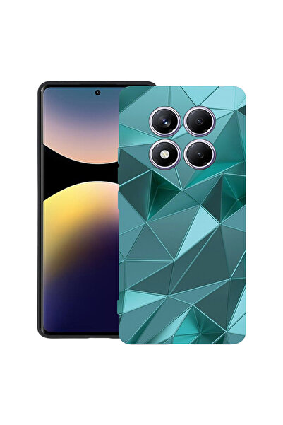 bestcase Carcasă ultra subțire TPU pentru Xiaomi Redmi Note 15 5G, mozaic verde, 2082903 B 1251
