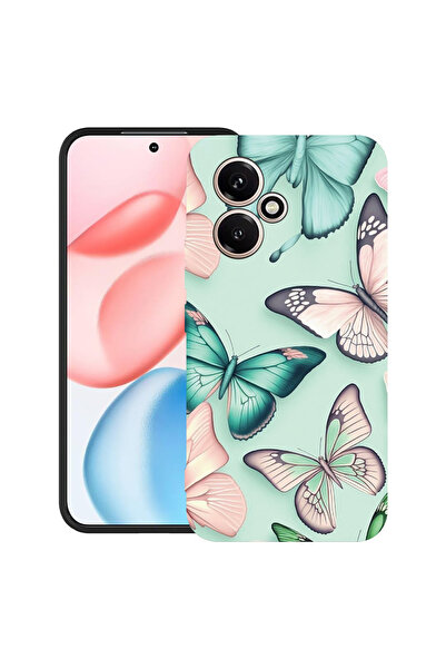 bestcase Carcasă ultra subțire TPU pentru Honor 400, model fluture, 2060076 B...