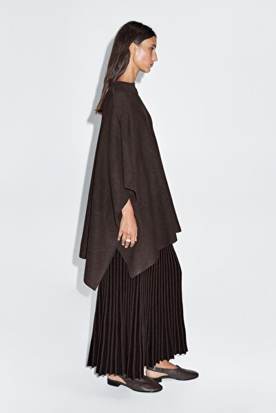 Massimo Dutti Kontrast pilili uzun triko etek