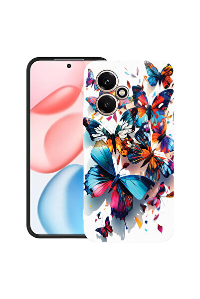 bestcase Carcasă ultra subțire TPU pentru Honor 400, fluturi colorați, 206007...