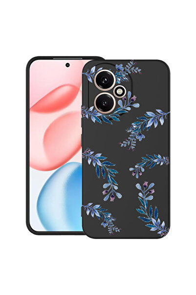 bestcase Carcasă ultra subțire TPU pentru Honor 400, flori albastre, 2060076 ...