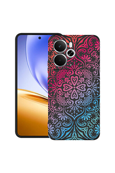 bestcase Carcasă ultra subțire TPU pentru Realme 14 5G, cu design Mandala Col...