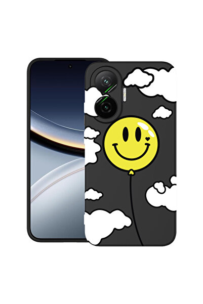 bestcase Carcasă ultra subțire TPU pentru Poco F7, cu zâmbet balon, 2052009 B...