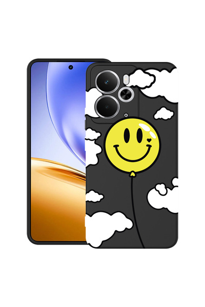 bestcase Carcasă ultra subțire TPU pentru Realme 14 5G, cu design cu balon și...