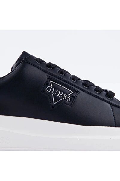 Guess Elban Erkek Siyah Deri Sneaker FMFBANLEL12-BLACK