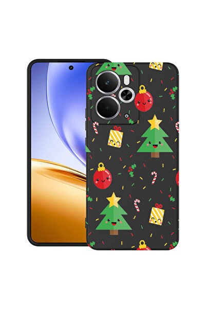 bestcase Carcasă ultra subțire TPU Mat pentru Realme 14T, Brad de Crăciun, 20...