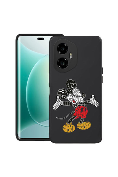 bestcase Θήκη TPU εξαιρετικά λεπτή για Honor 300, Καλλιγραφία Mickey Mouse, 2...
