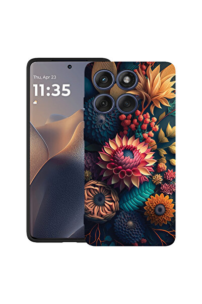 bestcase Θήκη TPU εξαιρετικά λεπτή για Poco X6 5G, πολύχρωμα λουλούδια, 20520...