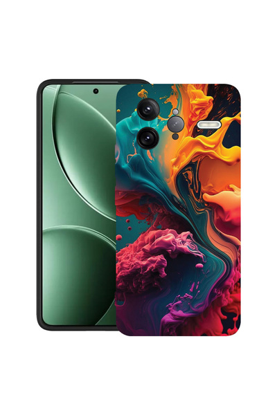 bestcase Carcasă ultra subțire TPU Mat pentru Poco F7 Ultra, culori lichide, ...