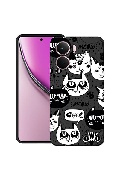 bestcase Carcasă ultra subțire din TPU pentru Realme P3, Cool Cats, 2052015 B...