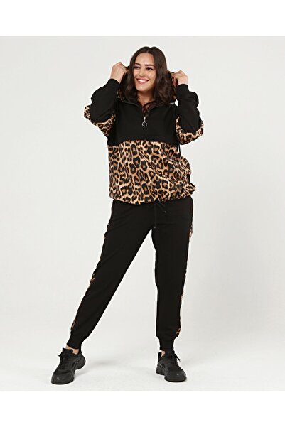 MojerHermosa Leopard Patterned Combed Cotton Set