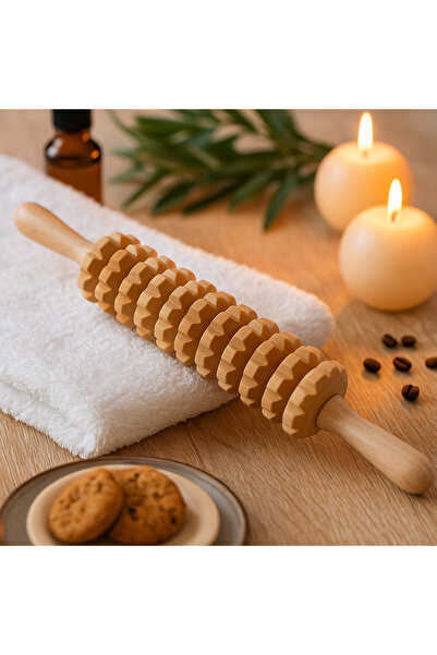 Home قضيب تدليك دوار للسيلوليت الخشبي، قضيب تدليك دوار، عصا تدليك