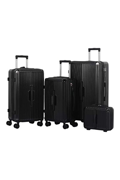 AVIATOR طقم حقائب سفر فاخر - مكون من ثلاث حقائب ترولي وحقيبة يد إضافية.