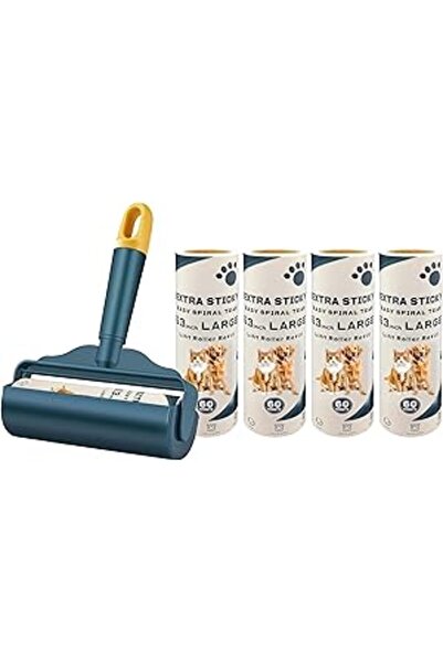 Generic ZHONG CHEN Large Lint Roller 6.3 inch 360 Sheets Extra Sticky Pet Epilator Kit Suitable for Pet Hair