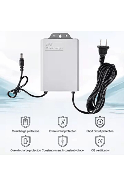 OEM UPS 12V power supply, 3600 mAh battery, 2324A, Overload protection, overvoltage