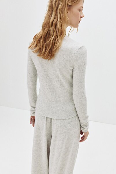 Pull & Bear Soft touch button T-shirt