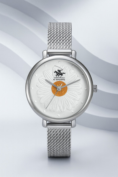 G Sport POLO Daisy Detailed Wicker Cord Women's Wristwatch (Adjustable to Any Wrist)