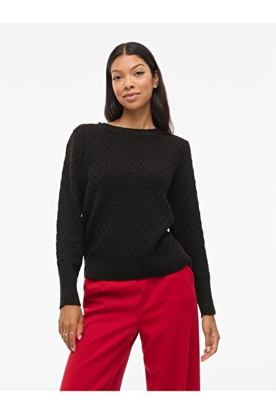 VILA Strickpullover VIKILLIE Rundhals