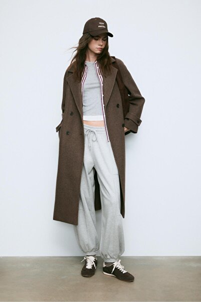 Stradivarius Uzun oversize kaban