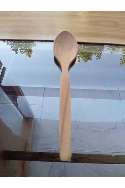 SUR AHŞAP EPOKSİ GÜRGEN AĞACINDAN EL YAPIMI ORGANİK YEMEK KAŞIĞI - 20 cm - (1...