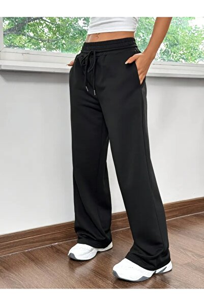 ELASSEL Χειμερινό γυναικείο φαρδύ παντελόνι σε μεγάλο μέγεθος, υψηλής ποιότητ...