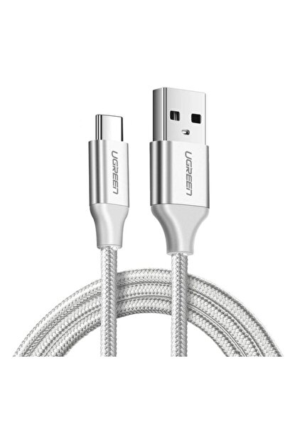 Ugreen USB to Type-C Data Cable PD 18W, 2m Ugreen, white, 60133