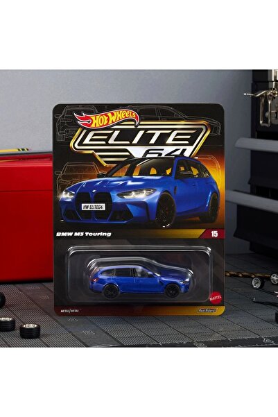 HOT WHEELS Elite 64 BMW M3 Touring 1:64 Diecast Model Araba Metal Mavi