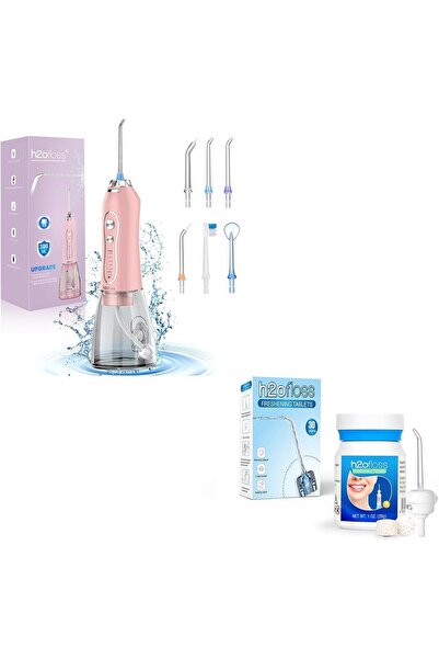 Youtrico خيط تنظيف الأسنان بالماء اللاسلكي القابل لإعادة الشحن ولصقة تنظيف ال...