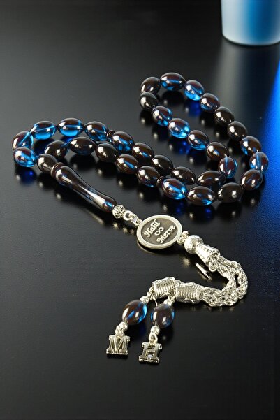 Tesbih Otağı Gümüş Isimli Tesbih Ateş Kehribar Harfli Tesbih Soru & Cevap Ala...