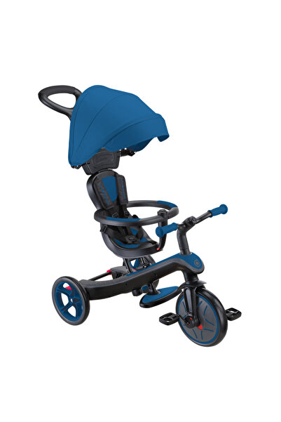 Globber Explorer Trike Convertible 4 in 1 Kids Training Tricycle – Adjustable Ride On – Royal Blue