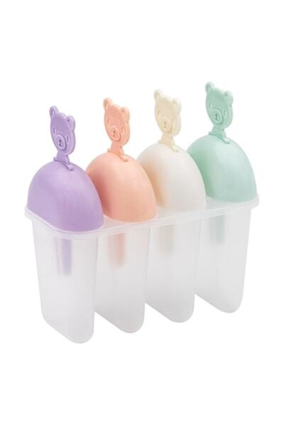 SHOPIENS Set 4 forme pentru granita sau înghețată cu design pastelat cu ursuleți Shopiens®