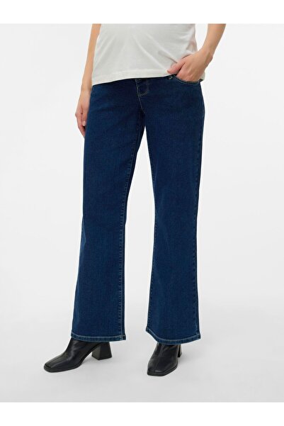 Vero Moda Maternity Umstandsjeans mit weitem Bein Weiter Beinschnitt Jeans