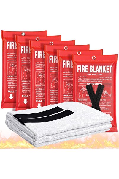 VINNYSEN Emergency Fire Blanket, for Home Kitchen, Fiberglass Fire Suppression Blanket Great for School