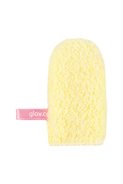 GLOV - Mănușă mini pentru corectare rapidă a machiajului, Baby Banana (1 buc)