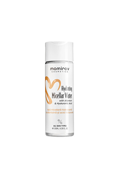 Momirov Cosmetics Apă Micelară Hidratantă cu Acid Hialuronic și Alantoină, 200 ml