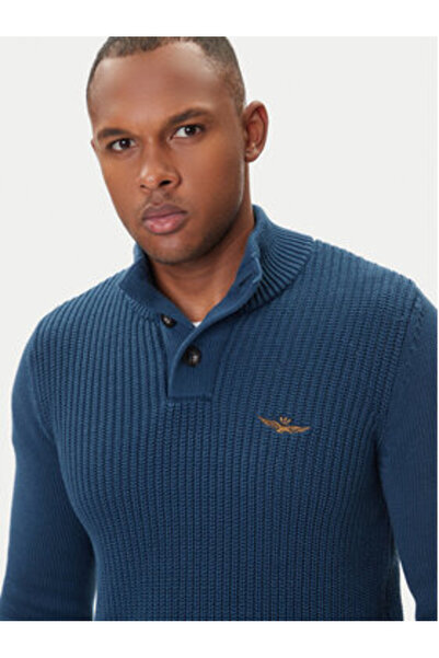 Aeronautica Militare Men's Sweater 252MA1572UL00409 Multicolor