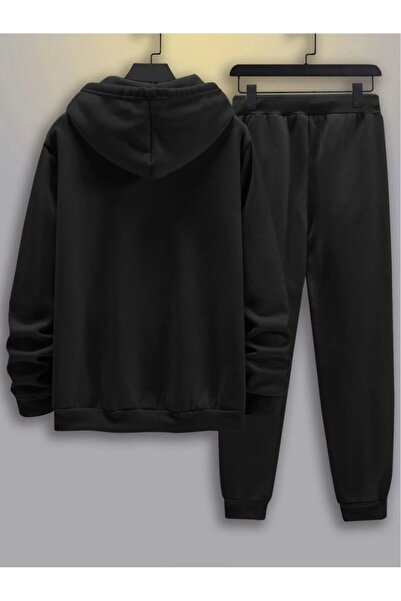 PAVRO Tréningruha szett Sweatshirt Jogger - Oversize, szalagos ITL mintás kapucnis pulóver