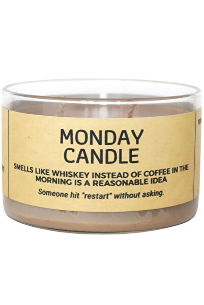 Candles with a mood Lumânare parfumată cu ceară de soia MONDAY - Cafea, Rom, ...