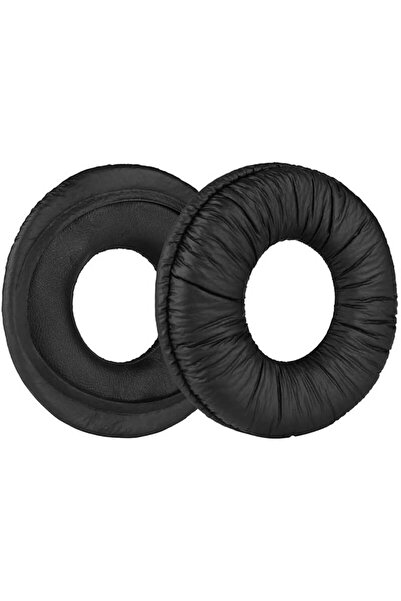 Edman Set de 2 pernițe pentru urechi pentru Sony MDR-V150, V200, V250, V300, V400, ZX110, ZX300, ZX310, memorie, negru