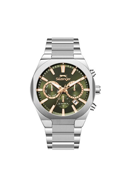 Slazenger SL.09.2540.2.06 Çelik Kordon Çelik Kasa 10 ATM Suya Dayanıklı Metal...